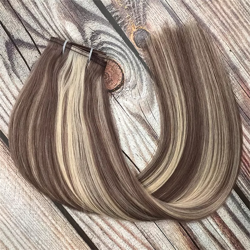 Russian Flat Weft Remy New Arrival 100% Remy Hair Extension Piano Color